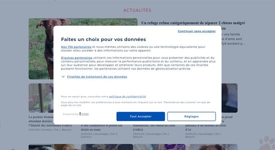 capture écran du site http://www.pets-dating.com/