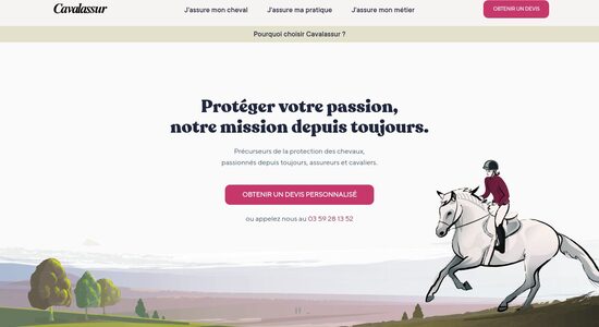 capture écran du site http://www.cavalassur.com/